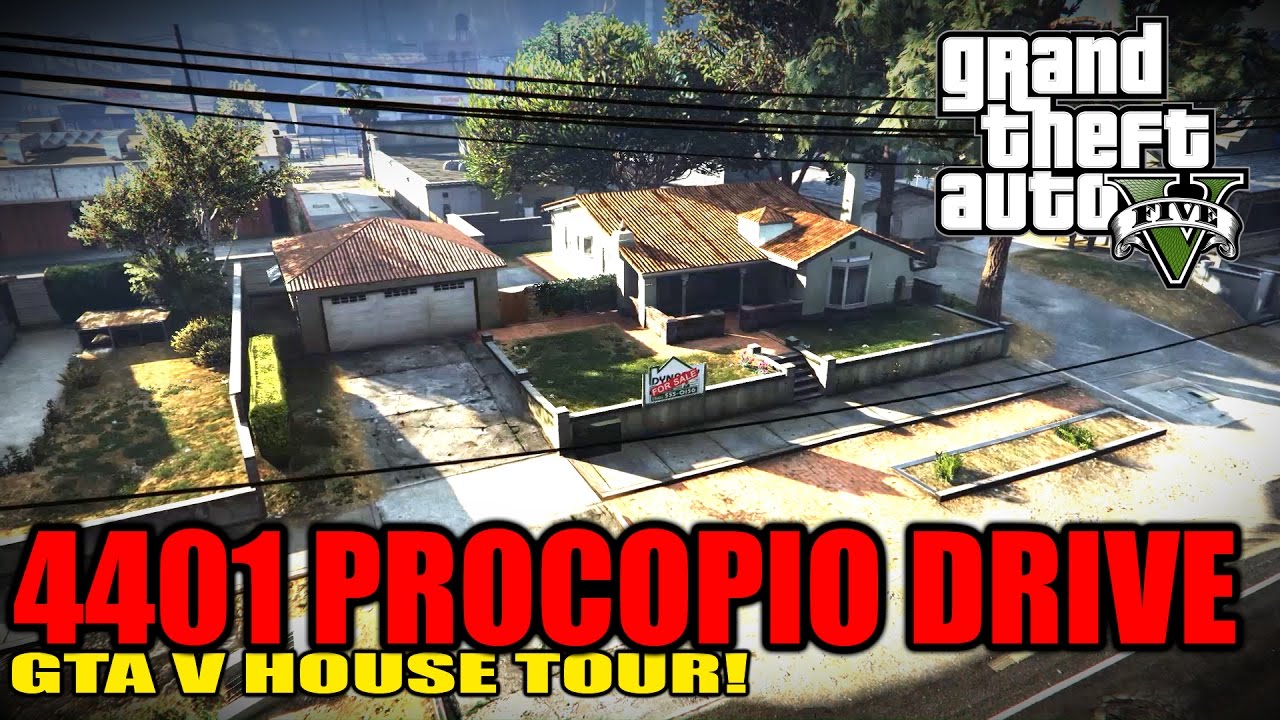 GTA 5 PC - 4401 Procopio Drive House Tour