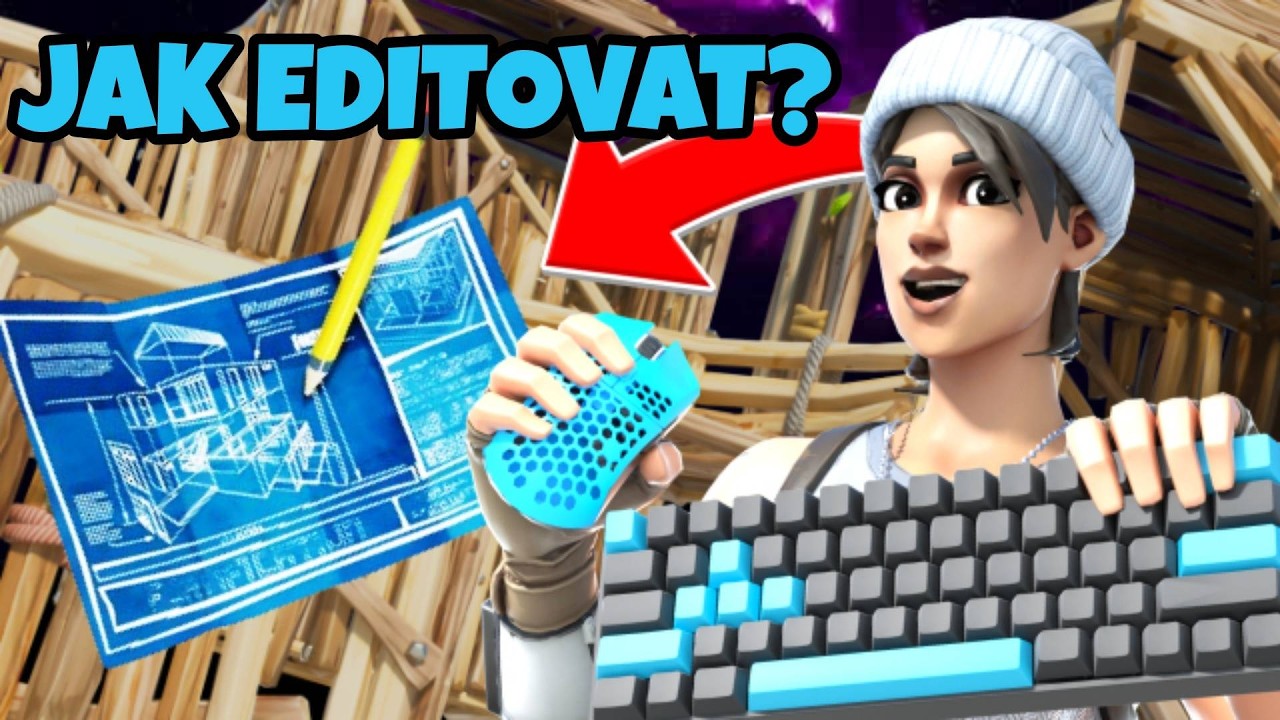 JAK EDITOVAT VE FORTNITE NA KLÁVESNICI?? | Holub Fortnite |