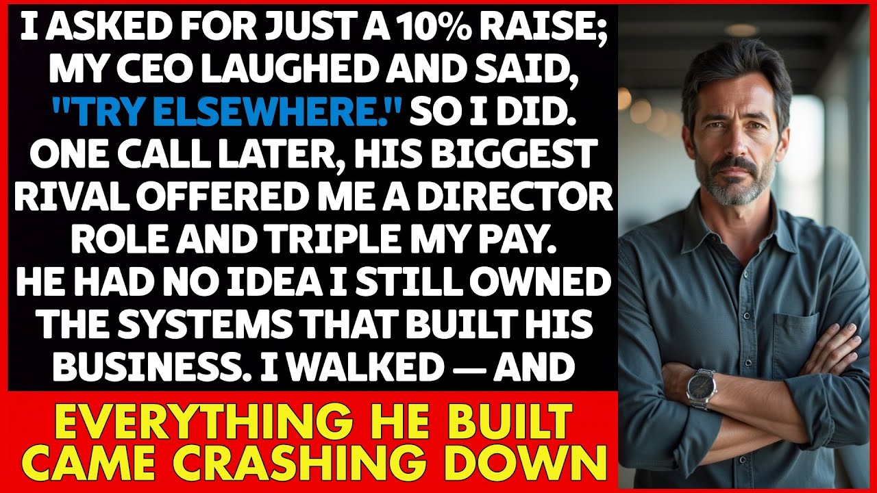 CEO laughed at my 10% RAISE request — So I took my SYSTEMS to his RIVAL and watched him COLLAPSE.
