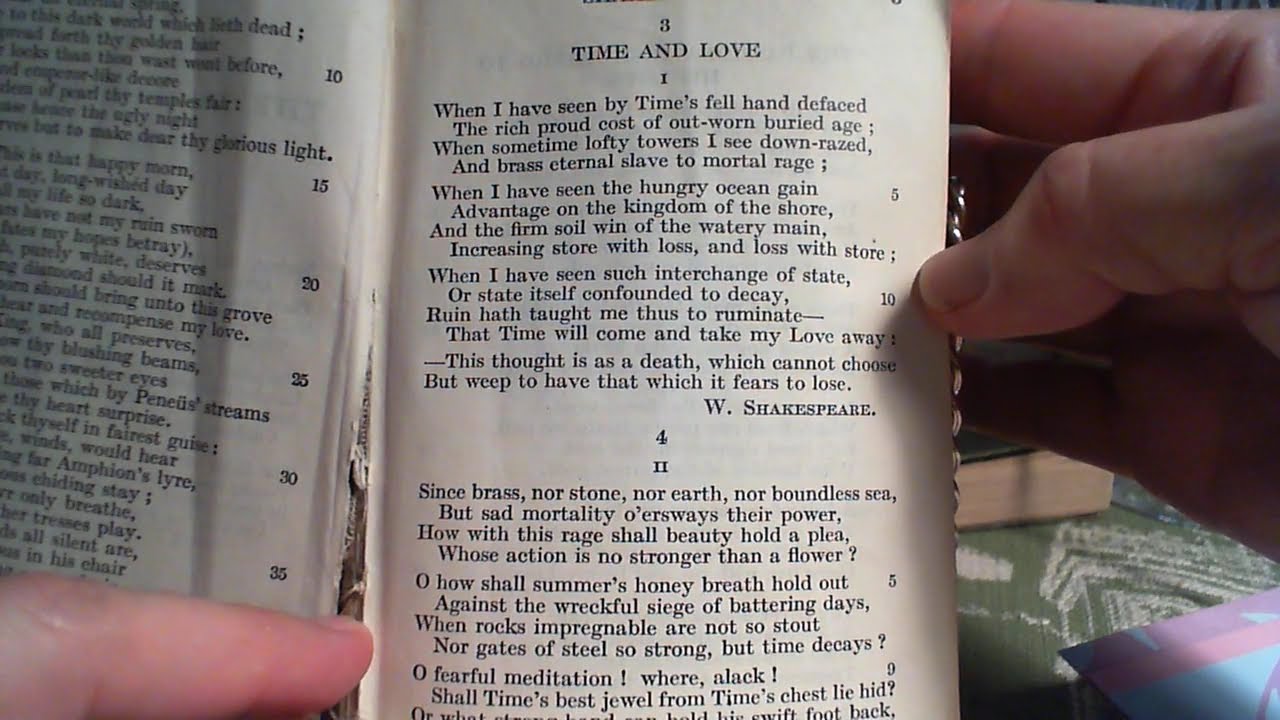 Time and Love I -  W. Shakespeare