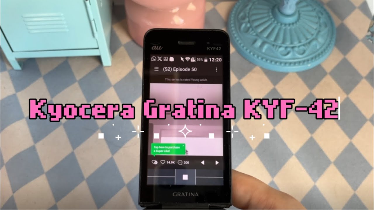 ₊˚⊹ ᰔ Kyocera Gratina kyf-42 Flip phone⋆.˚✮🎧✮˚.⋆|| Aesthetebluey