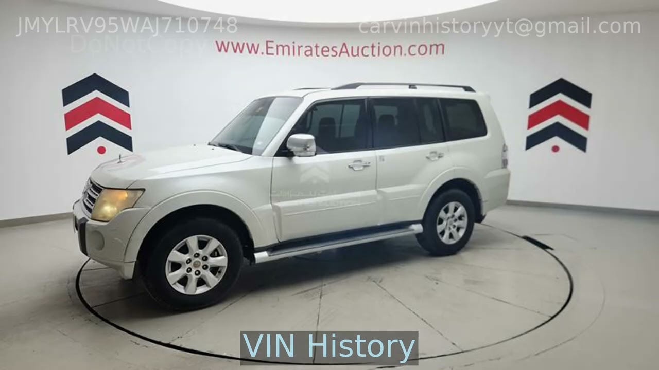 2010 Mitsubishi PAJERO JMYLRV95WAJ710748