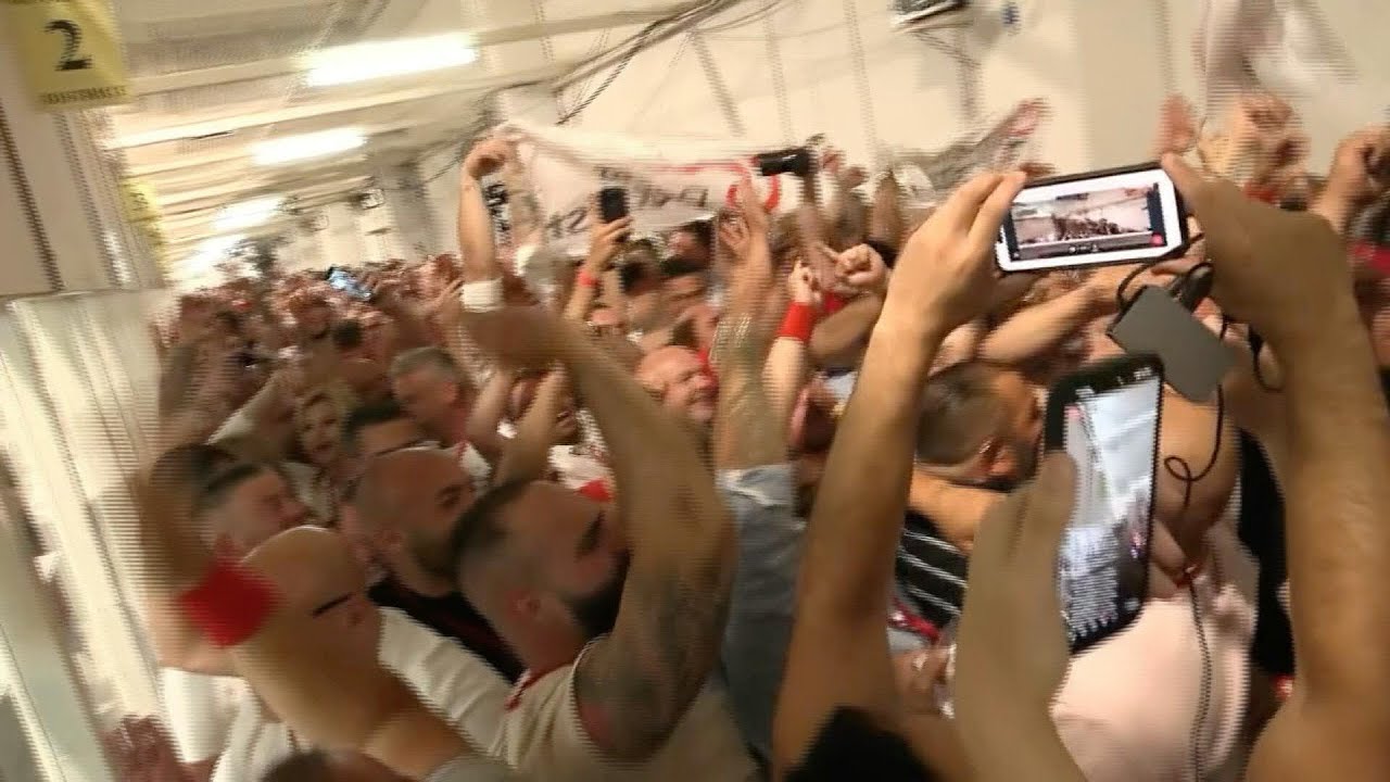Malta Labour supporters celebrate their victory in the parliamentary election | AFP