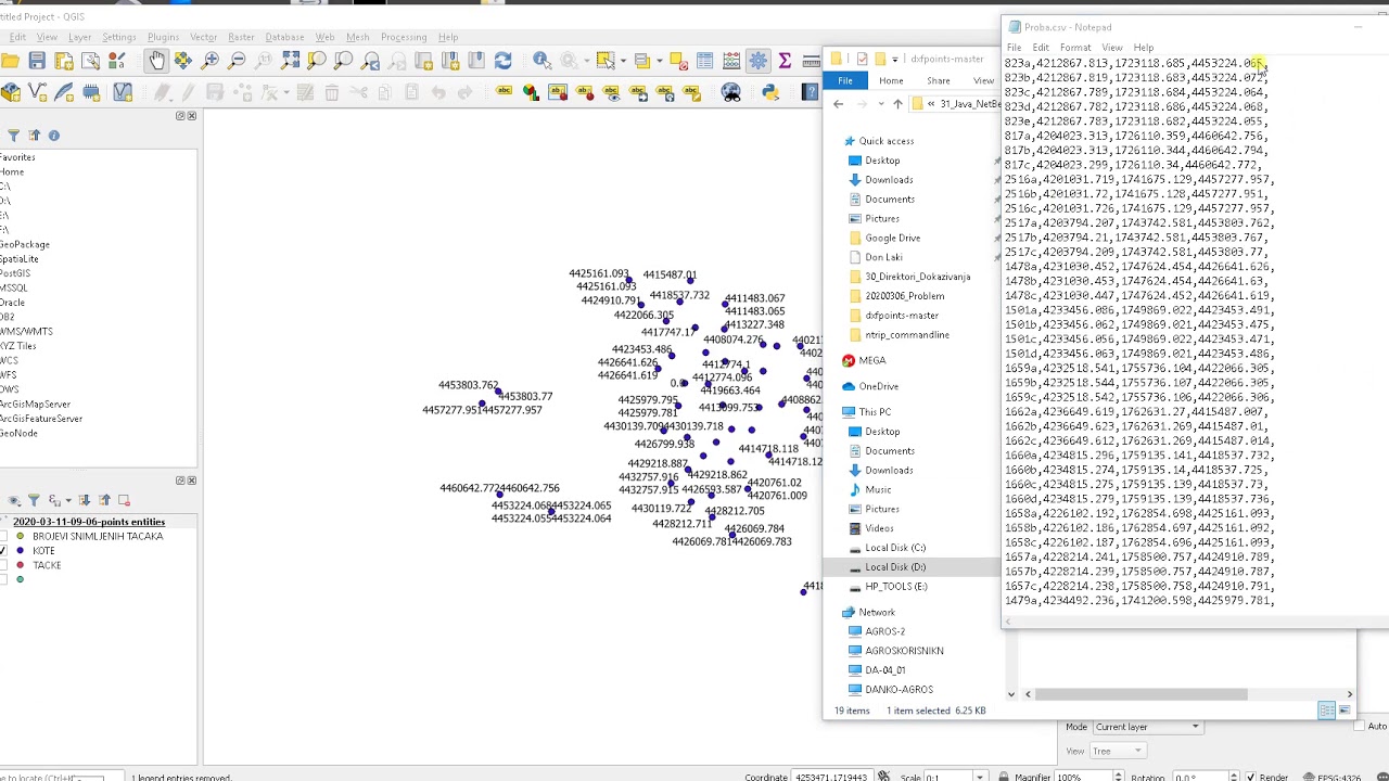 Excel CSV u AutoCAD DXF