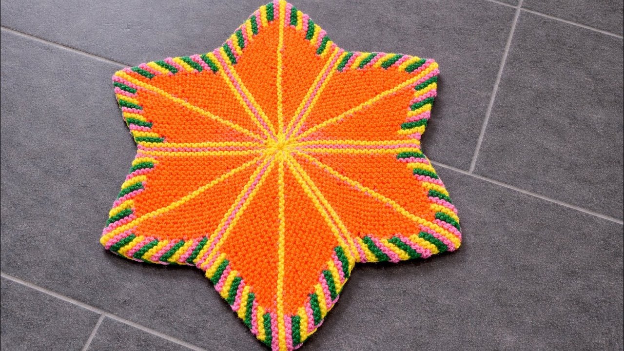 कलियों वाला डोरमैट बनाना सीखे बहुत ही आसान तरीके से ।। beautiful doormat design hand made woollen 