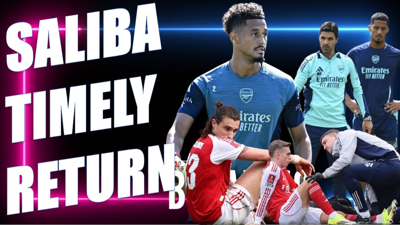 William Saliba Champions League Injury Boost | Calafiori And Trossard Injury Update !!!