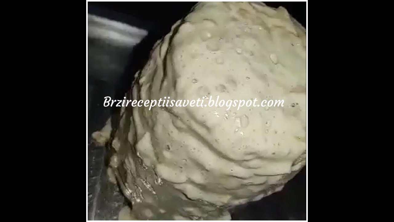 Recept za  domaci kvasac sa jabukom-VIDEO