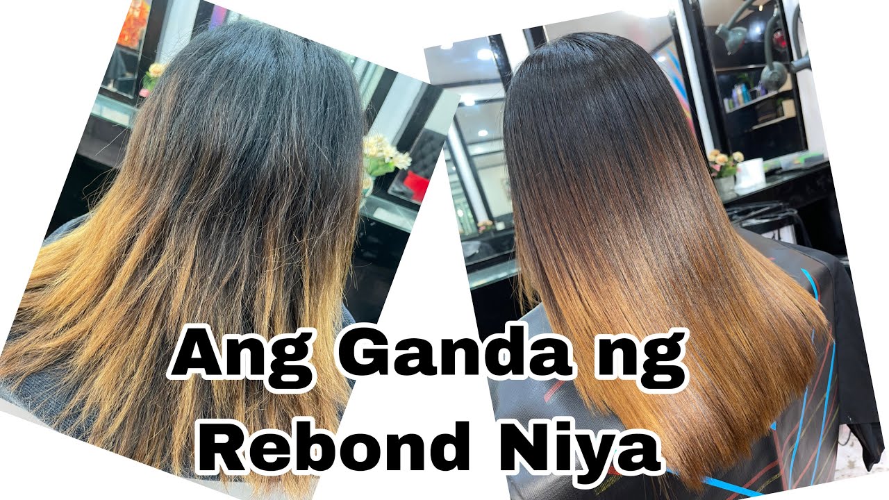 Hair Rebond Before & After Transformation