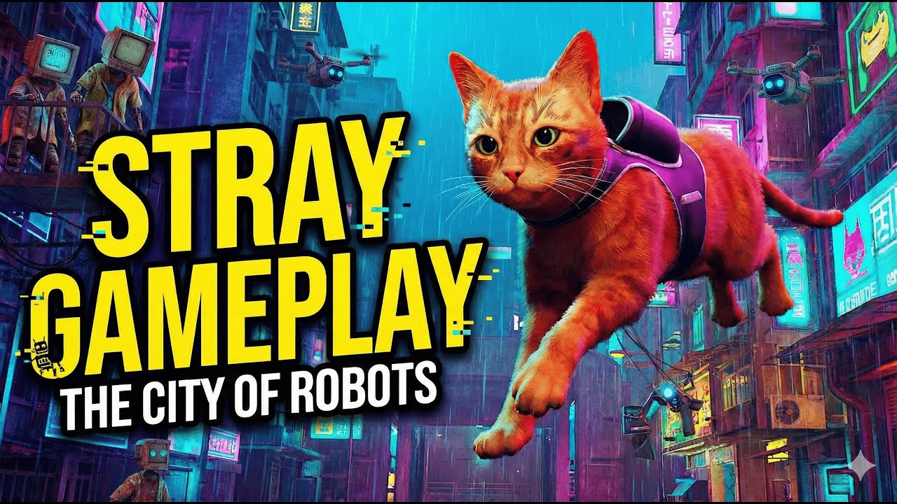 Stray Gameplay Part 1 | A Beautiful Cat Adventure