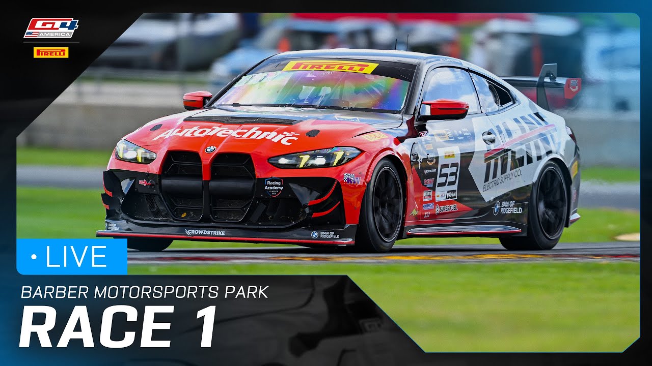 LIVE | Race 1 | Barber Motorsports Park | Pirelli GT4 America 2025
