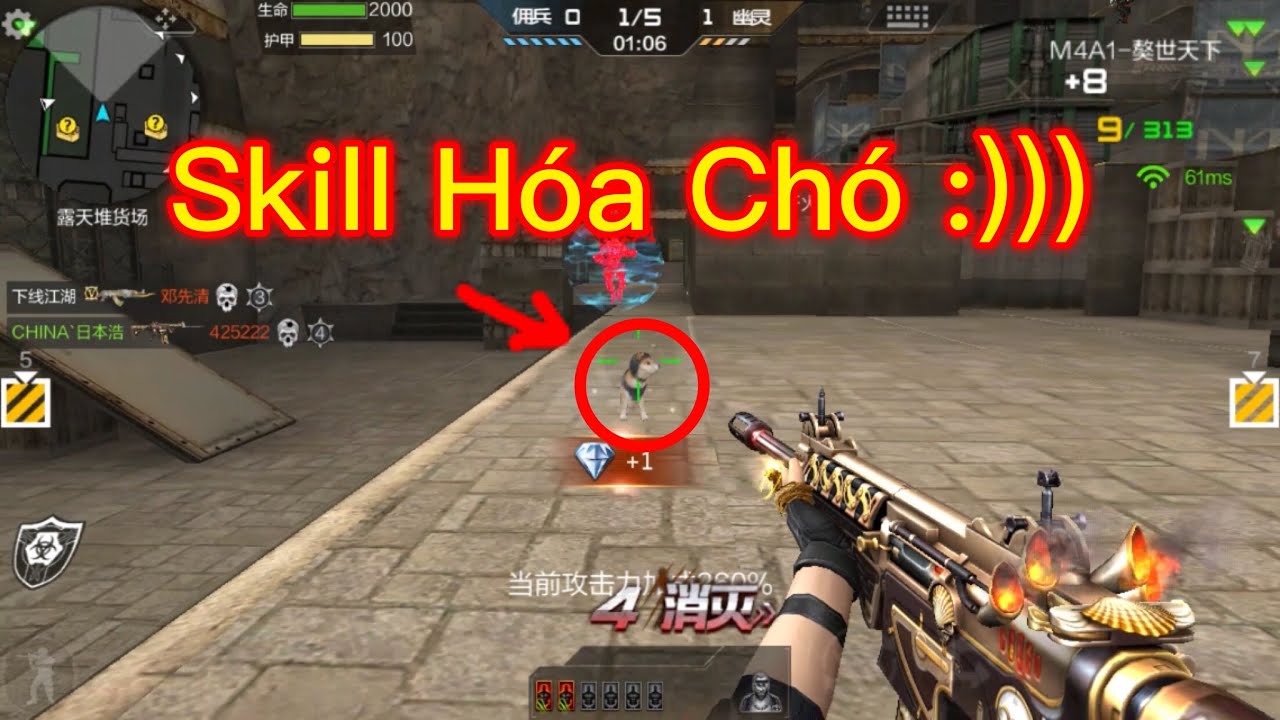 CF Mobile/CF Legends | M4A1-Mastiff The World - Biến Địch Thành Chó =)))
