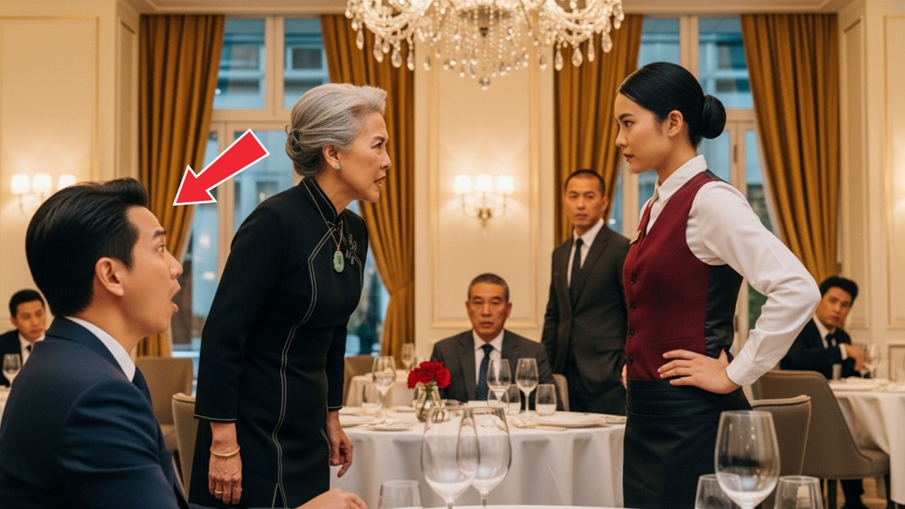 EVERYONE FEARED THE MILLIONAIRE’S MOTHER—UNTIL A WAITRESS LEFT HER SPEECHLESS