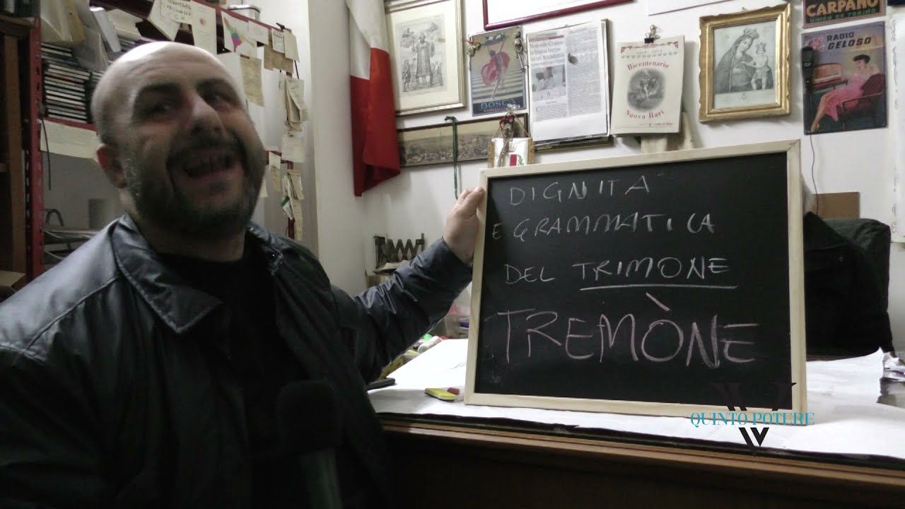 Dignità e grammatica del trimone (tremòne)