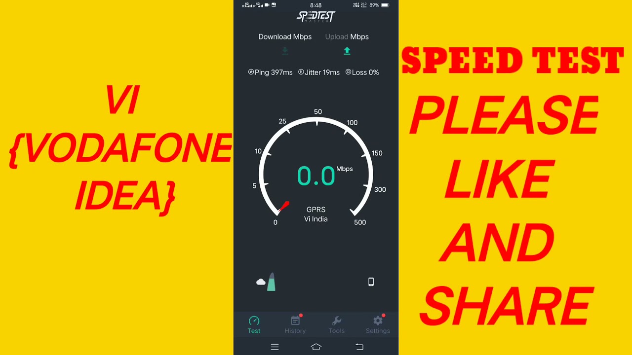 VI ( VODAFONE IDEA ) SPEED TEST | DATA SPEED TEST | SIM SPEED TEST  | VI VS JIO VS AIRTEL