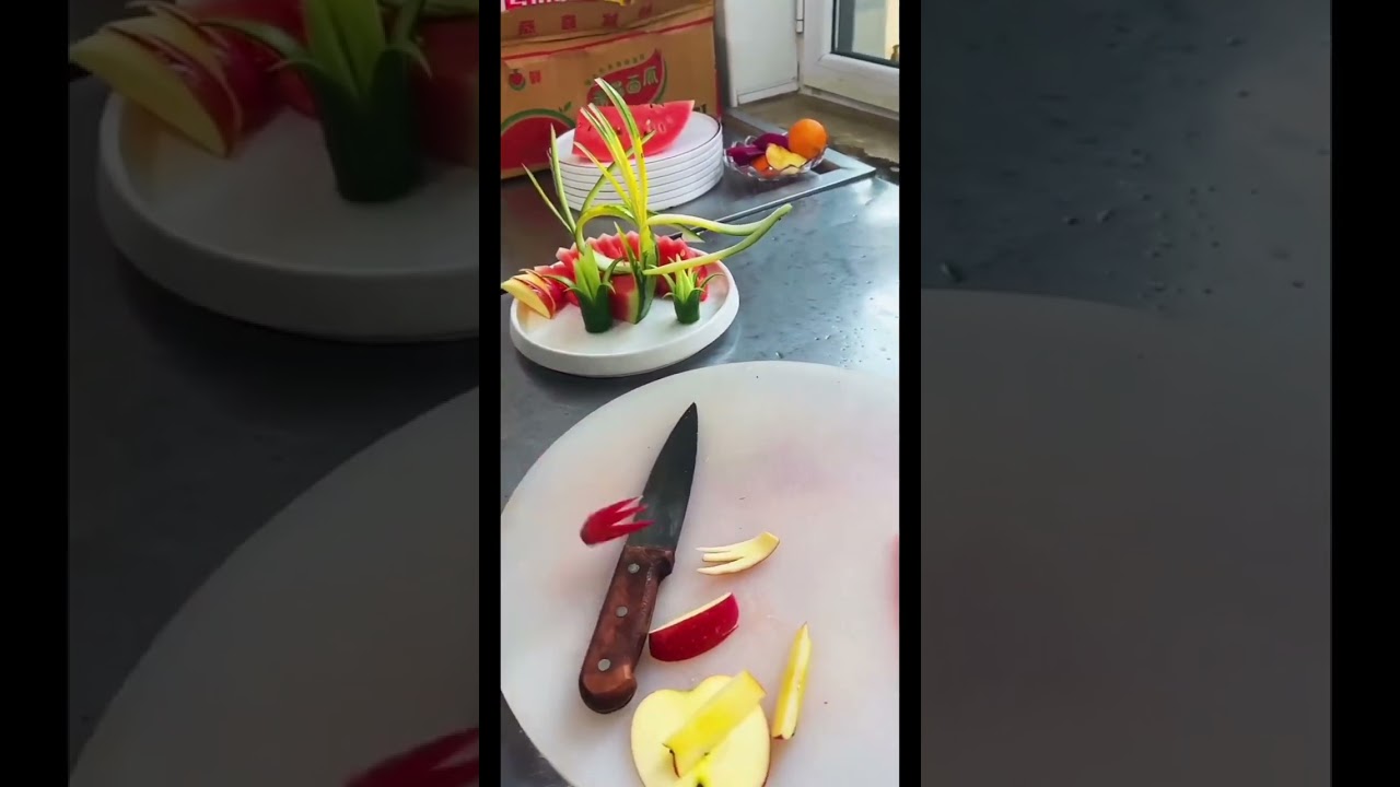 Fruit art easy | Fruit art decoration | fruit art design #fruit #art #satifying fl30