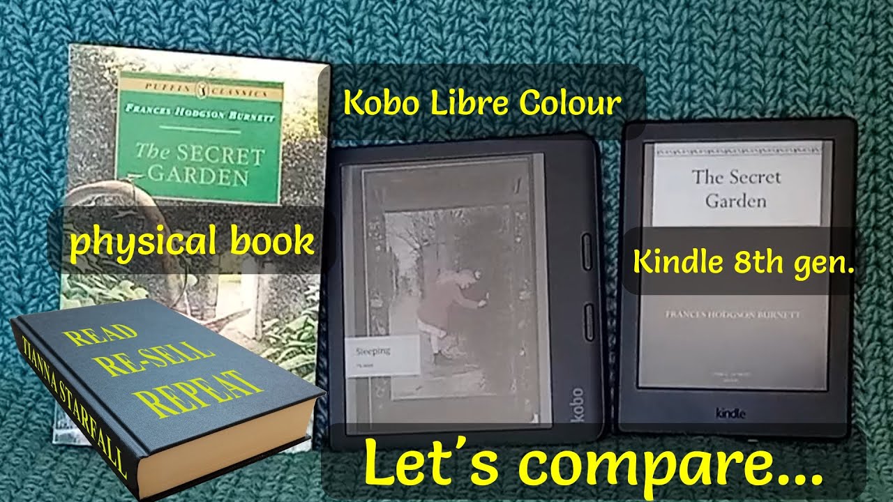 Kobo Libre Colour Initial Thoughts vs Kindle 8th gen