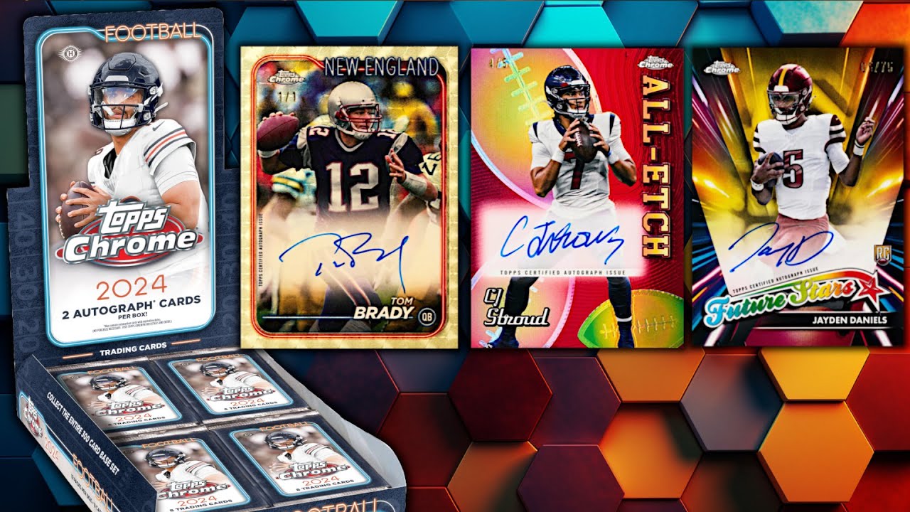 2024 TOPPS CHROME FOOTBALL HOBBY BOX CASE BREAK!