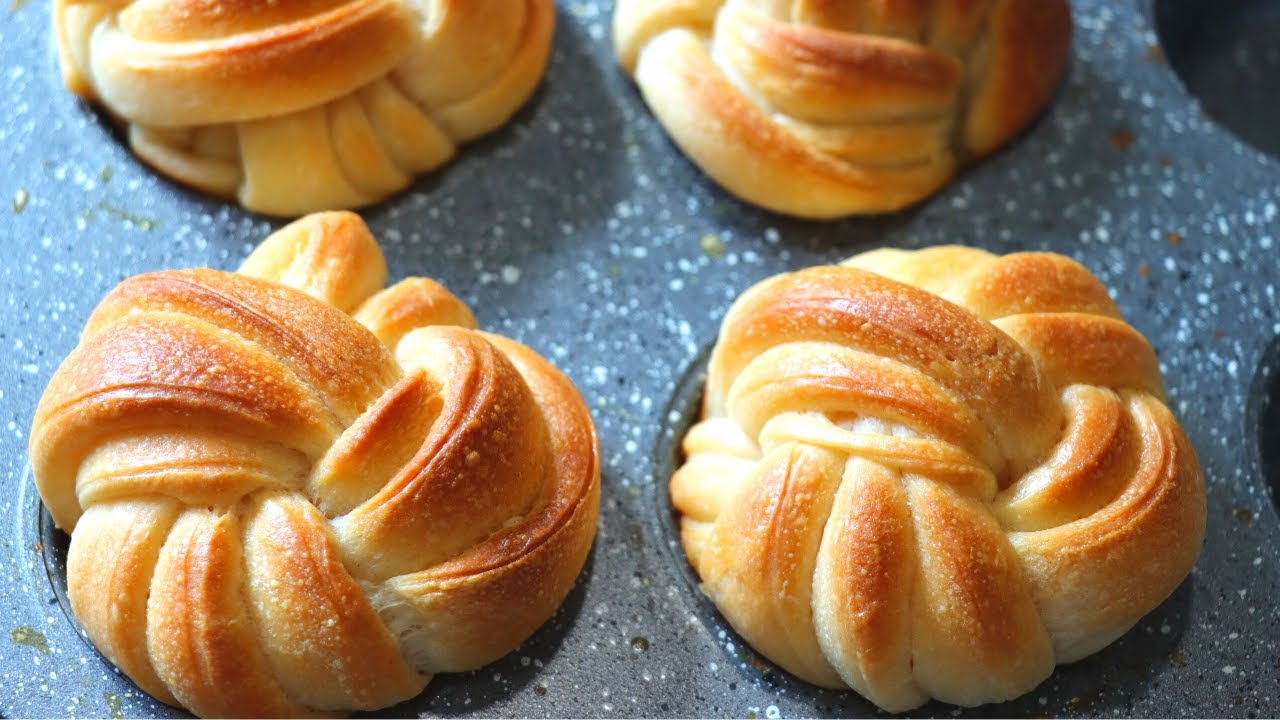 Pan de leche danes super tierno // Pan dulce