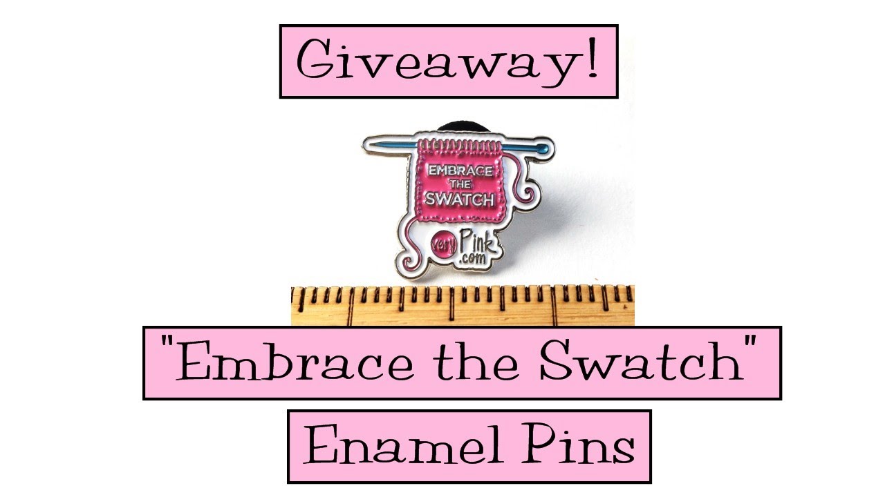 Winners Announced!  "Embrace the Swatch" Enamel Pins