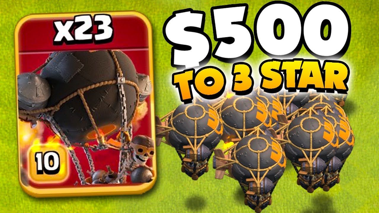 23 x Rocket Balloons to 3 Star in the $500 Challenge!