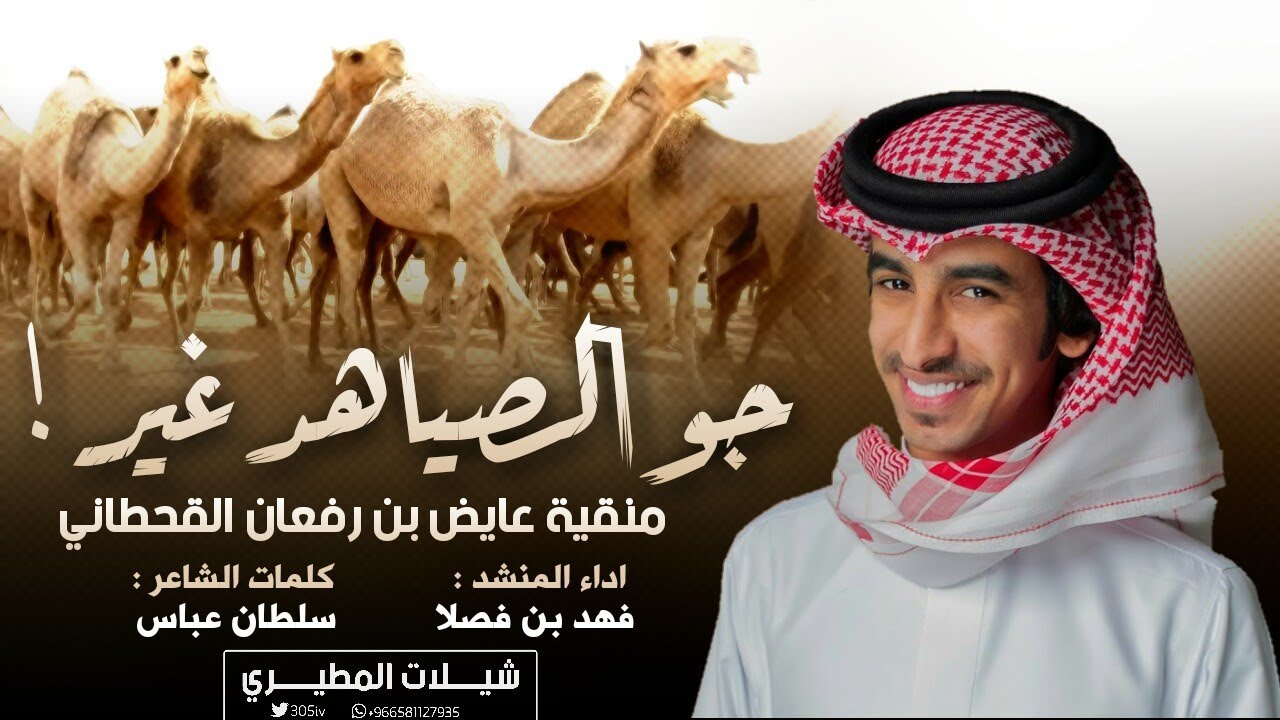 جو الصياهد غير 🔥 منقية عايض بن رفعان القحطاني | كلمات سلطان عباس - اداء فهد بن فصلا