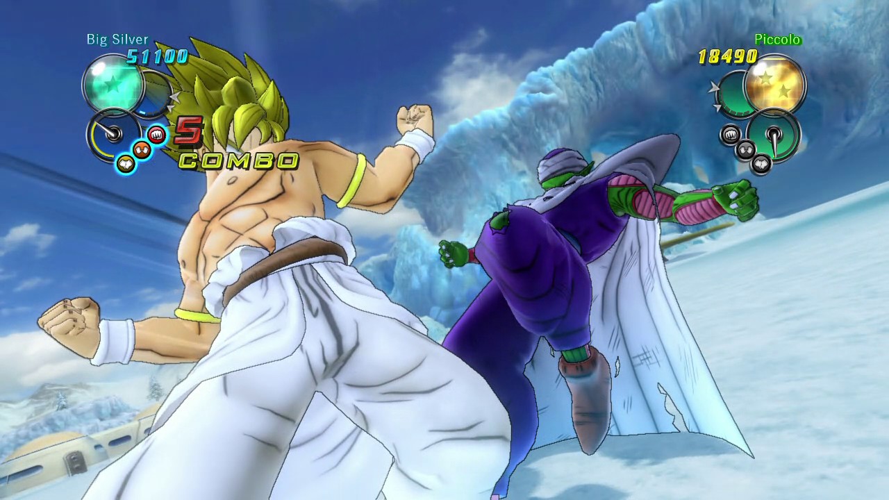 Dragon Ball Z: Ultimate Tenkaichi Hero Mode: Big Silver vs Piccolo