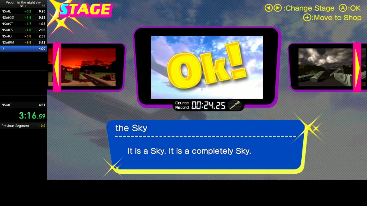 Vroom in the night sky All Tracks Speedrun [4:44] [WR]