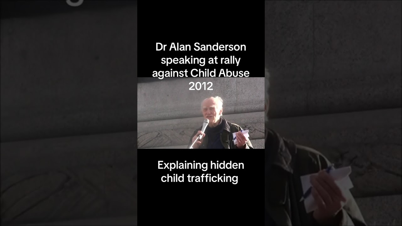 The hidden child trafficking exposed by Dr Alan Sanderson (psychiatrist)