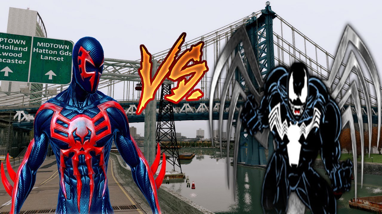 SPIDERMAN 2099 VS VENOM - EPIC BATTLE - GTA IV