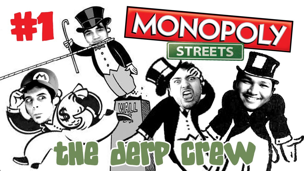New Game! (Monopoly Streets w/ The Derp Crew / Facecam Pt. 1)