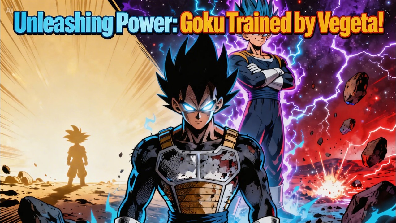 What If Goku Was Trained by Vegeta? Ultimate Power Unleashed 🔥#Goku #Vegeta #DragonBallZ
