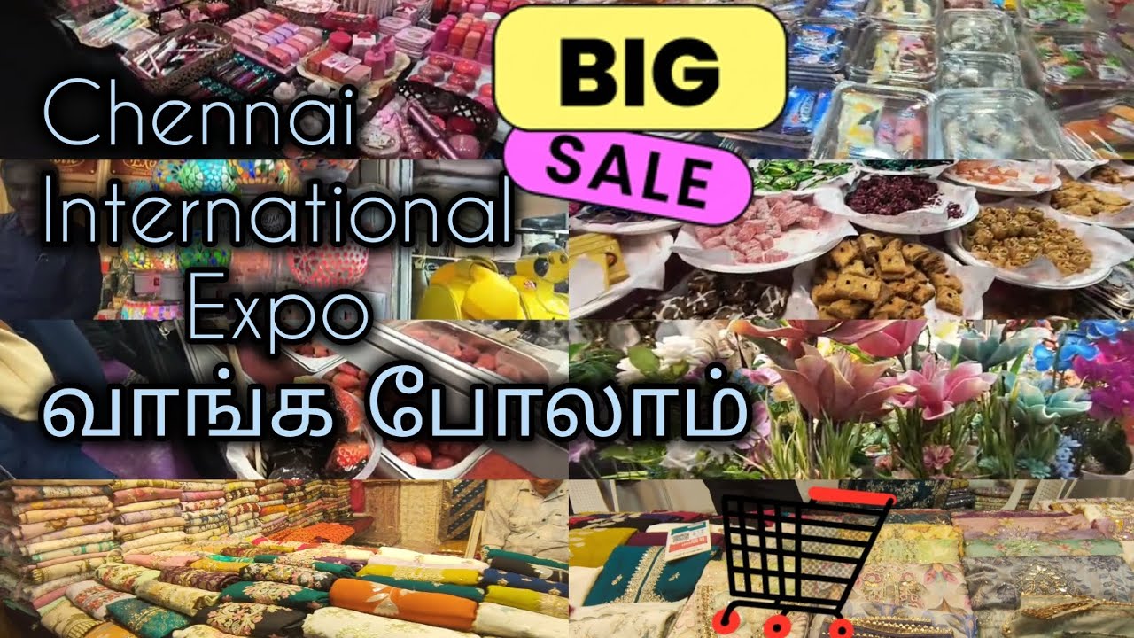 💥 Namma Chennai la expo💥 adhuvum international expo💥 vaagga polam💥