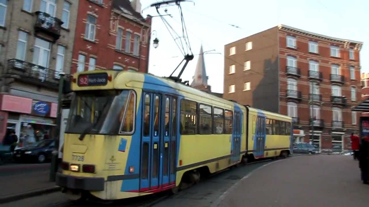Trams in Brussel  / Tramway de Bruxelles 01-2010