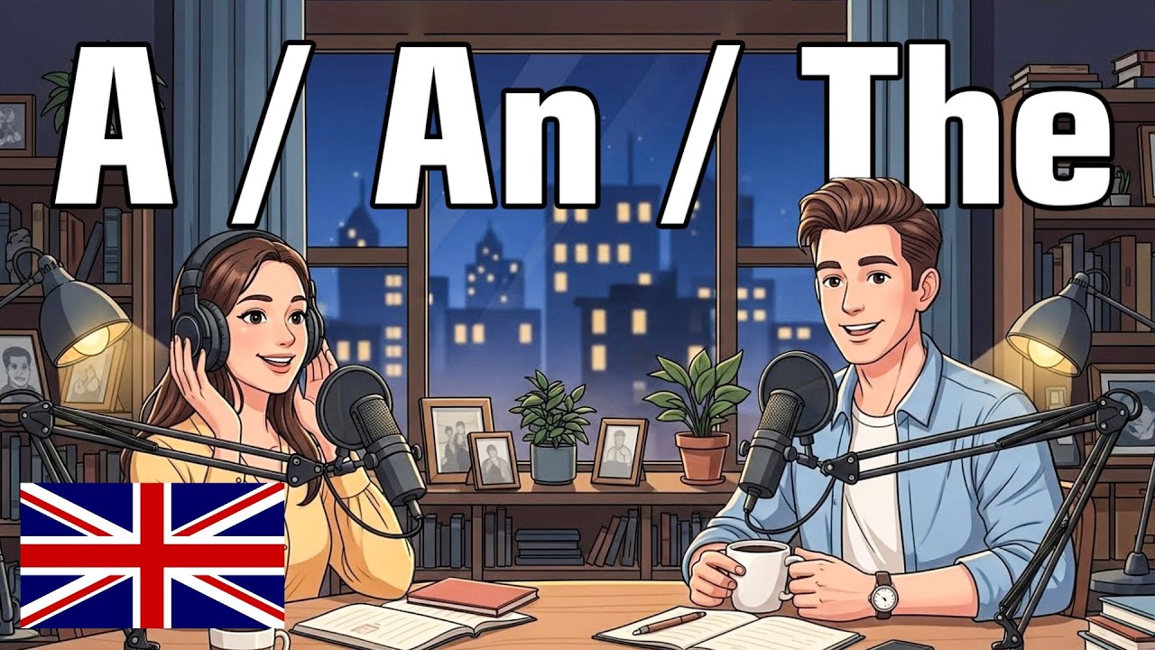 A / An / The Made Easy 🌿 Slow English Grammar Conversation | Articles for Beginners Podcast