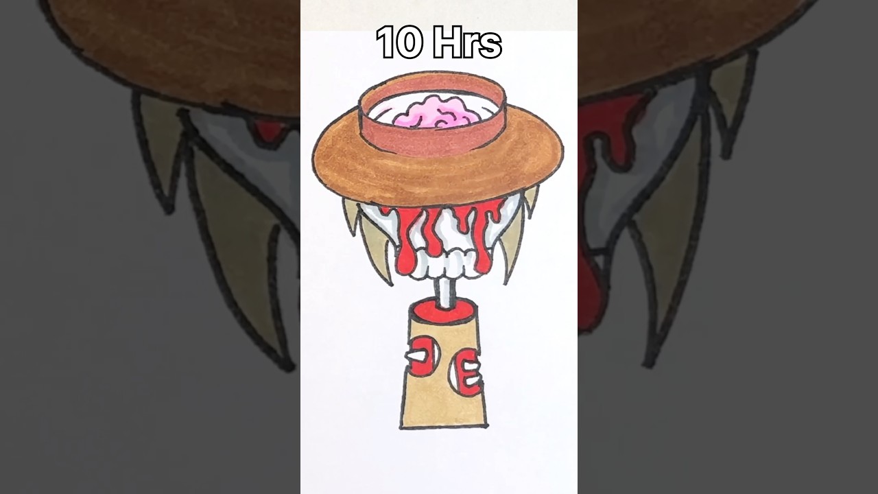 How to draw Incredibox Sprunki (TUNNER TAN) in 10sec, 10min, 10hrs #sprunki #incredibox #drawing
