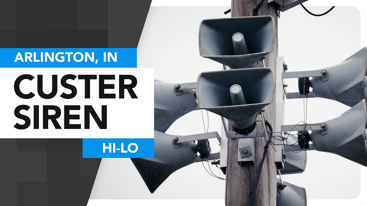 Custer Electric Siren | Hi-Lo | Arlington, IN