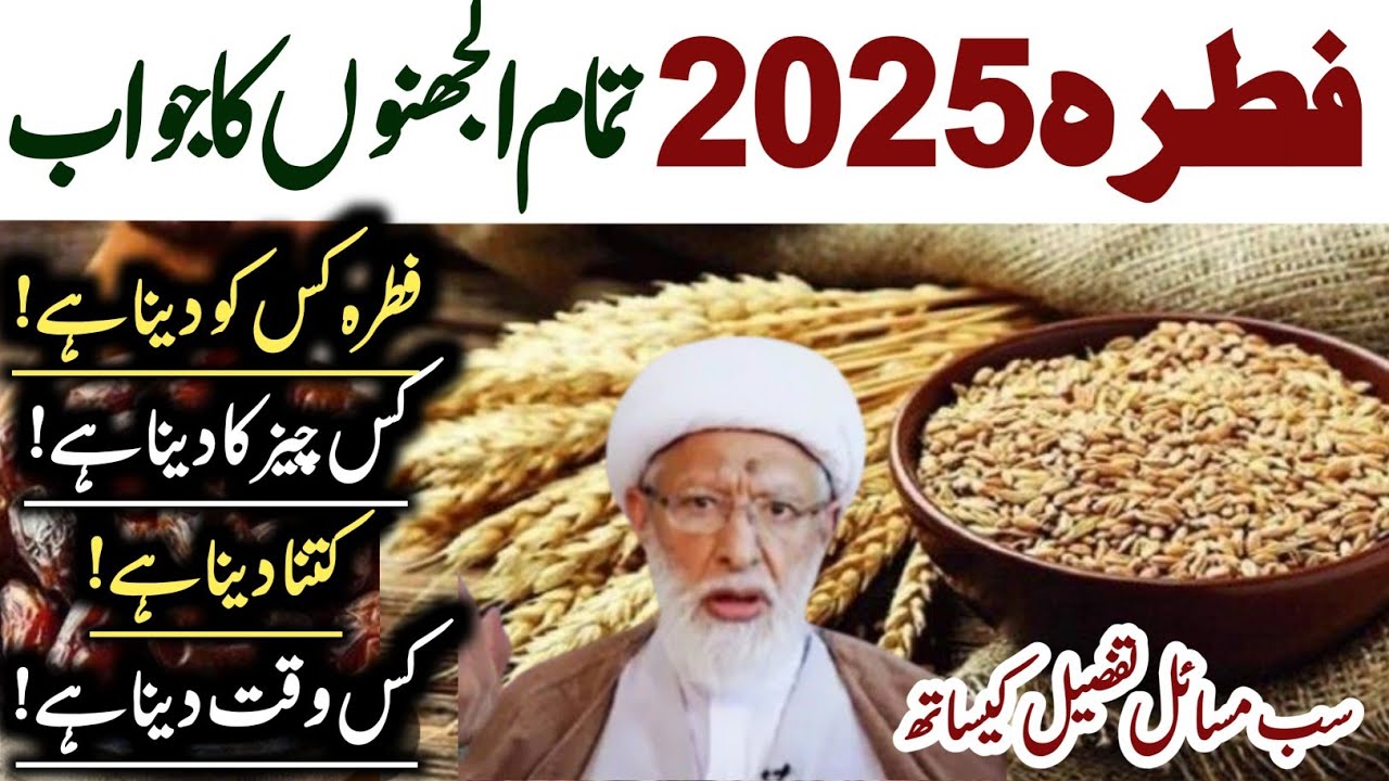 FITRA 2025 tamam uljhano ka Jawab | Agha Shifa Najafi