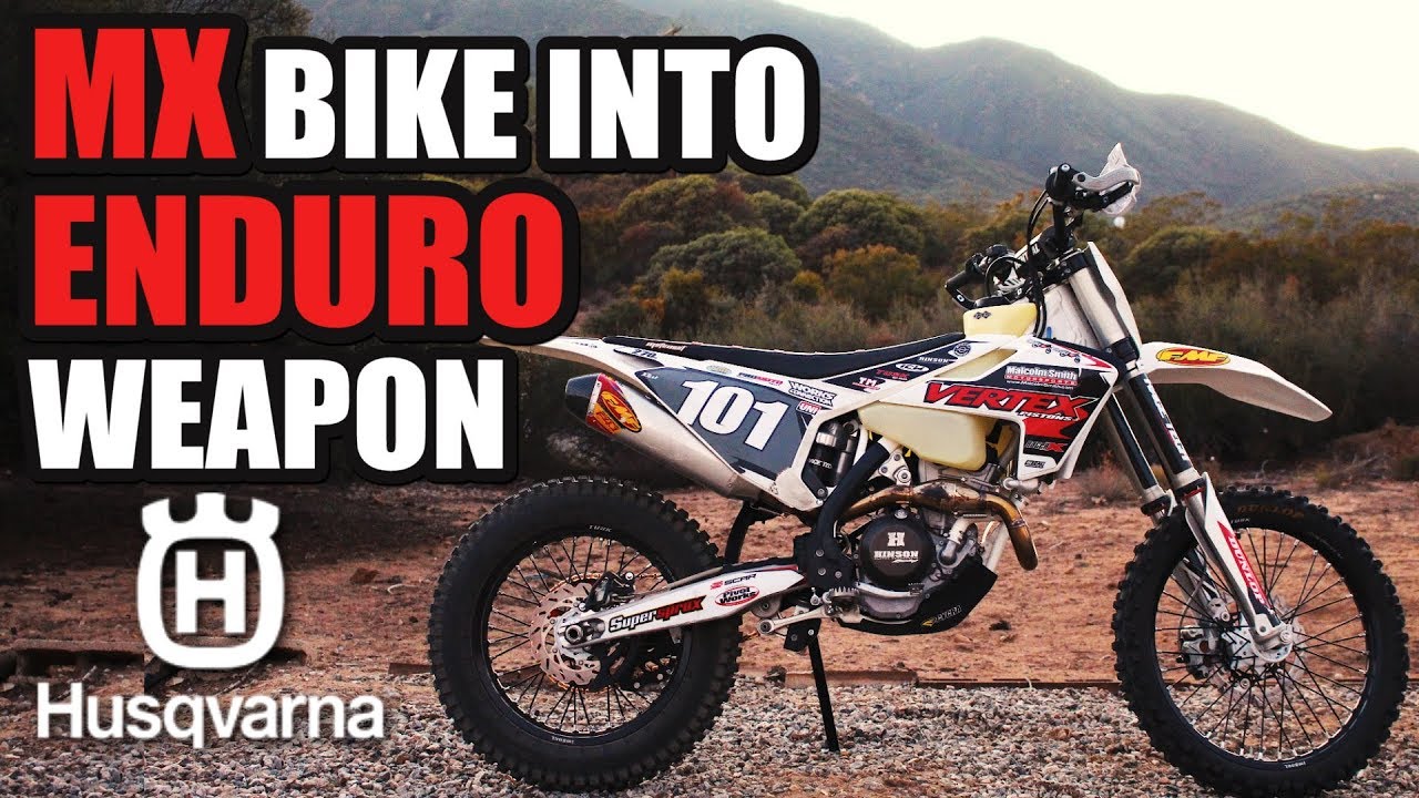 How to change MX bike into Enduro weapon - Husqvarna 270cc build review