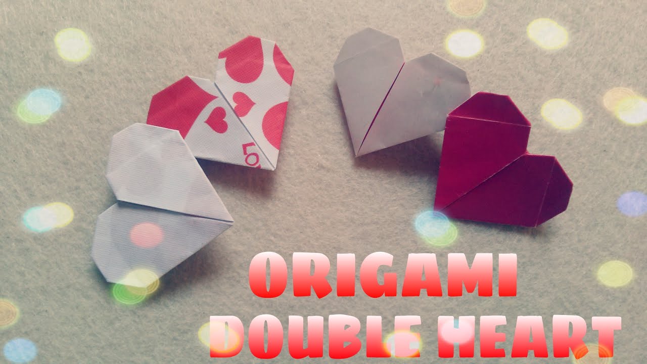 Origami Double Heart - Origami Easy