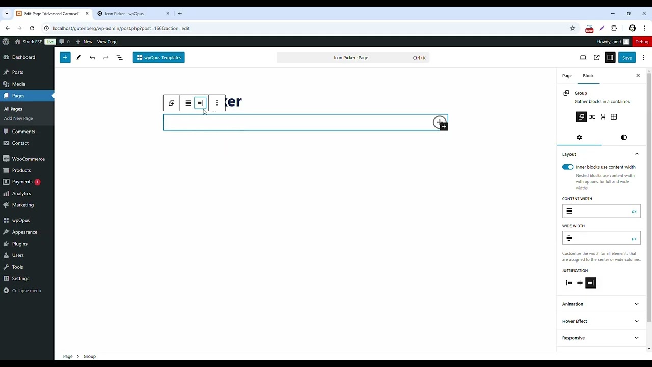 Icon Picker Block