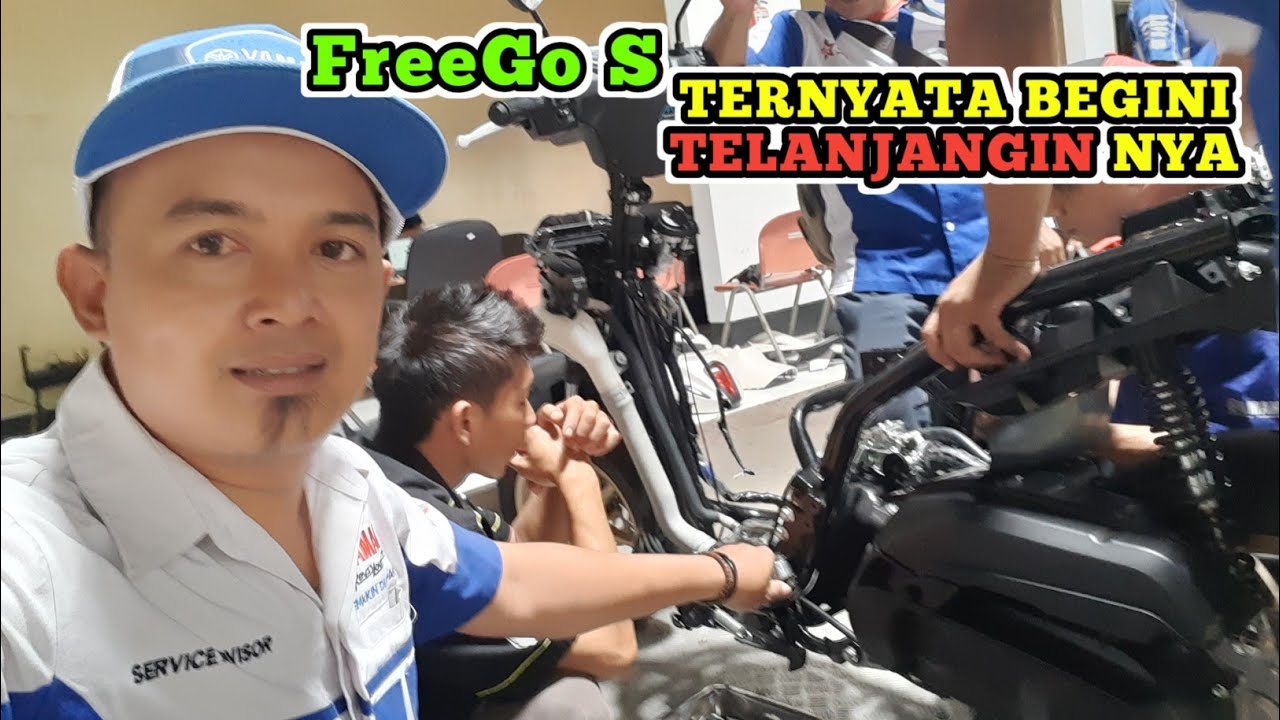 URUTAN MELEPAS COVER BODY YAMAHA FreeGo S DENGAN BENAR