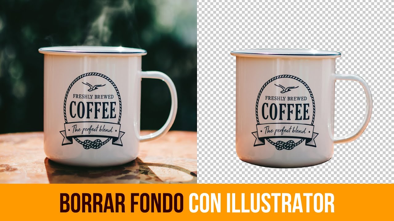 Cómo QUITAR FONDO usando ILLUSTRATOR con 2 métodos diferentes