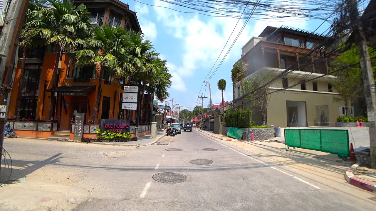 Koh Samui 2021 Chaweng walking street and Chaweng Beach | Virtual walk - Streets of Thailand 2021
