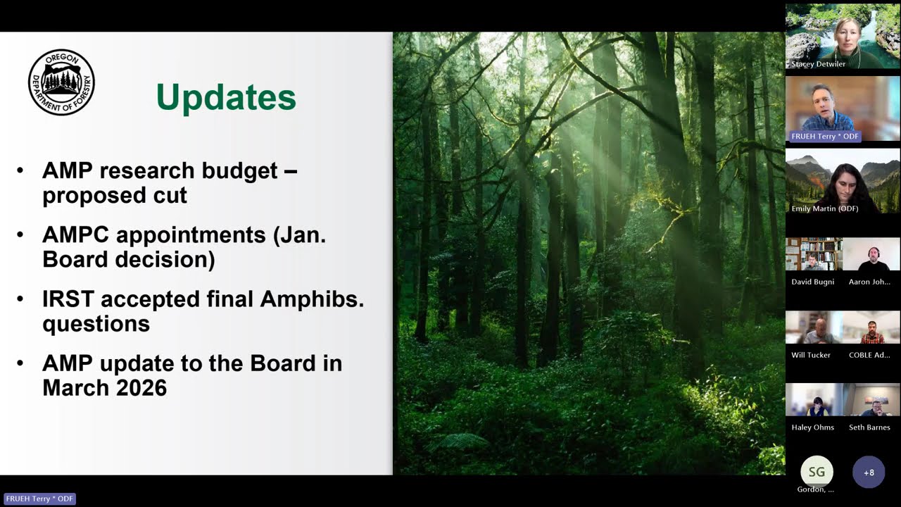 Adaptive Management Program Committee Meeting December 8, 2025
