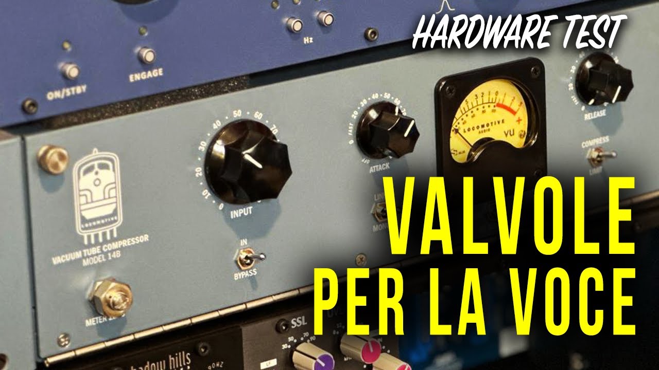 Locomotive Audio Model 14B Vacuum Tube Compressor in prova - Hardware Test