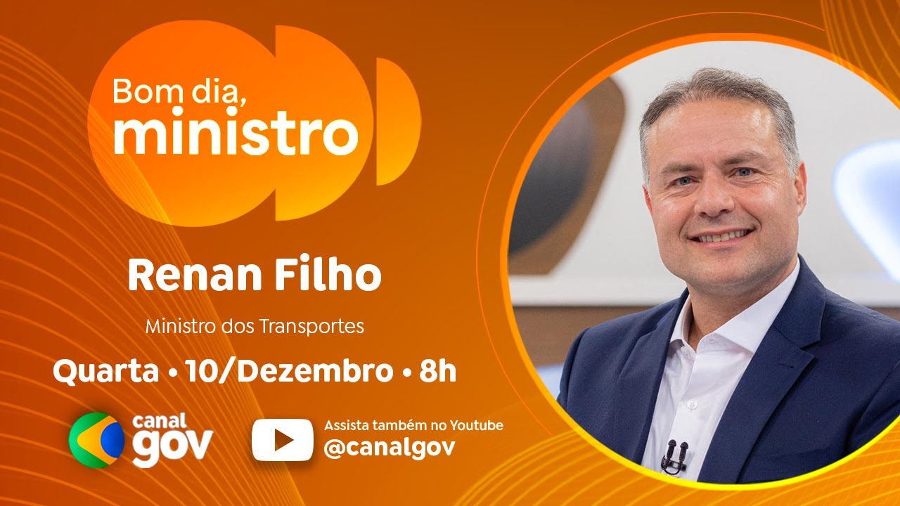 🔴 Bom Dia, Ministro I Renan Filho