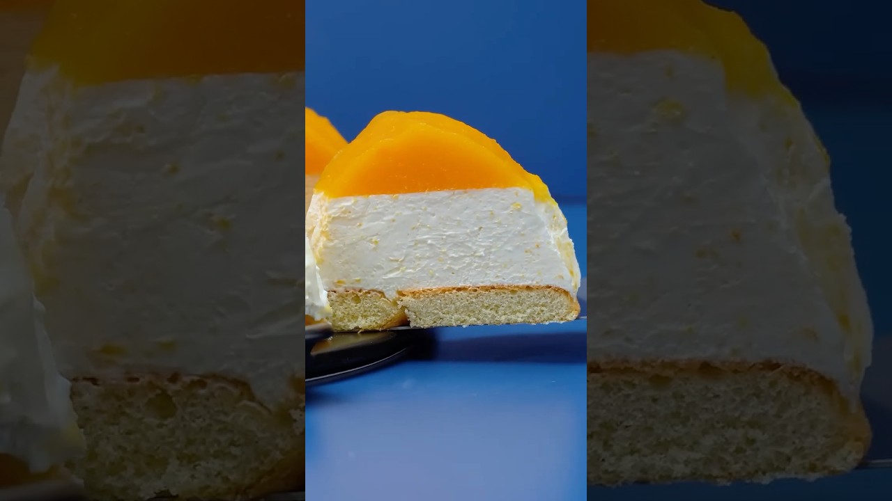 Homemade peach cake.