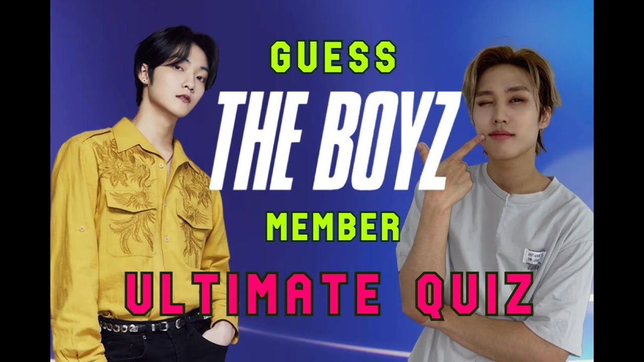 [KPOP GAME] THE BOYZ | GUESS THE MEMBER