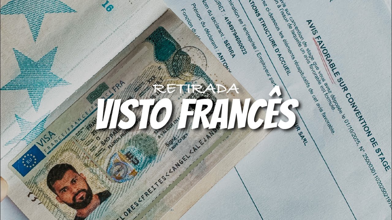 Retirei meu visto francês 🇫🇷 | FOI MUITO RÁPIDO!