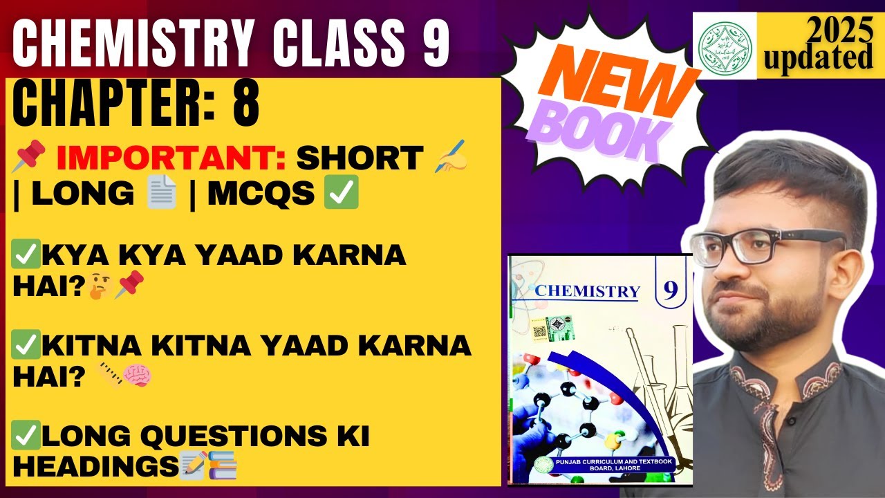 Important Questions Chapter 8 – Periodic Table and Periodicity | Class 9 Chemistry | Punjab Board